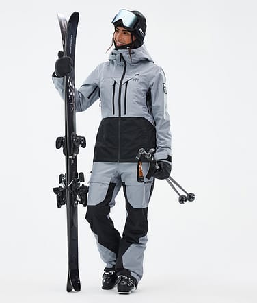 Moss W Ski Outfit Women Soft Blue/Black