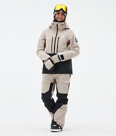 Moss W Snowboard Outfit Damen Sand/Black