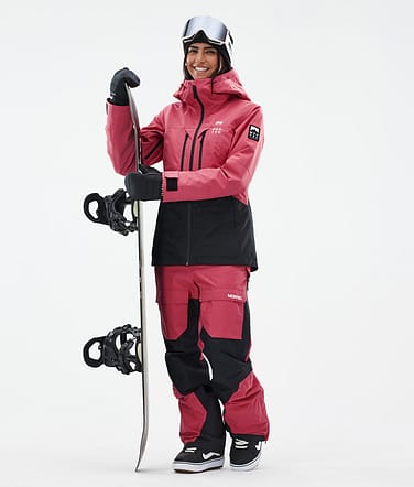 Moss W Snowboard Outfit Dame Light Red/Black